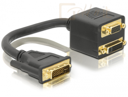 Delock Adapter (65052) DVI29 male- DVI29 + VGA female