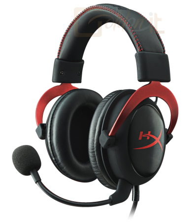 Kingston HyperX Cloud II -Pro stereo headset piros