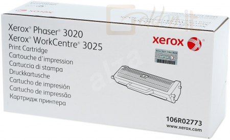 XEROX Phaser 3020/ WorkCentre 3025, 1500 /oldal fekete Toner 106R02773
