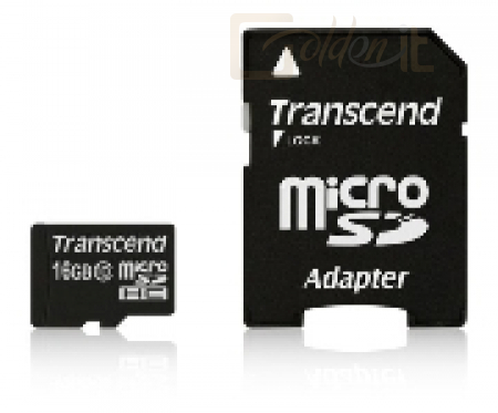 Transcend 16GB microSDHC Card Class 10 - Memóriakártya