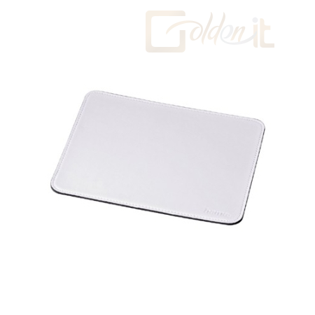 Hama Mouse Pad with Leather Look White egérpad 180x220x3mm