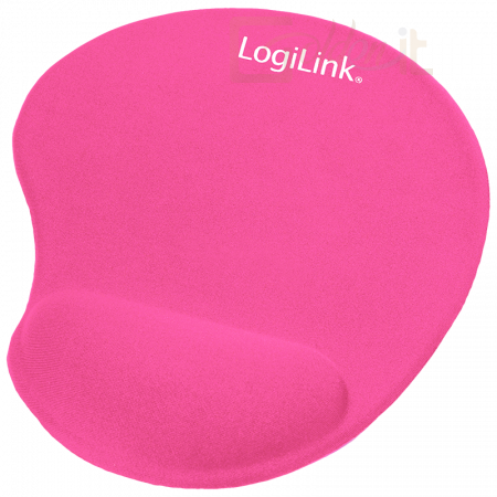 Logilink ID0027P zselés egérpad csuklótámasszal Pink 300x220x25mm