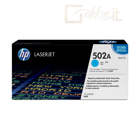 HP Q6471A (502A) Cyan toner /HP CLJ 3600, 3800, CP3505