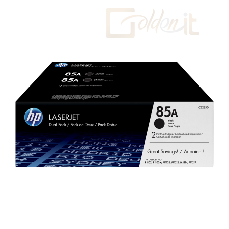 HP CE285AD (85A) Dupla Black toner 