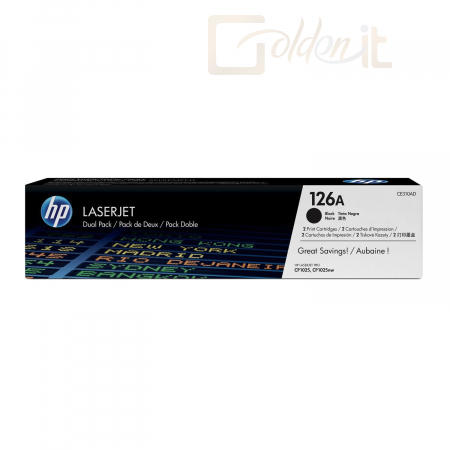 HP CE310AD (126A) Duo Black toner