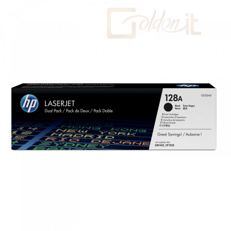 HP CE320AD (128A) Duo Black  toner