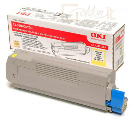 Oki C5600/C5700 2000 oldal Yellow