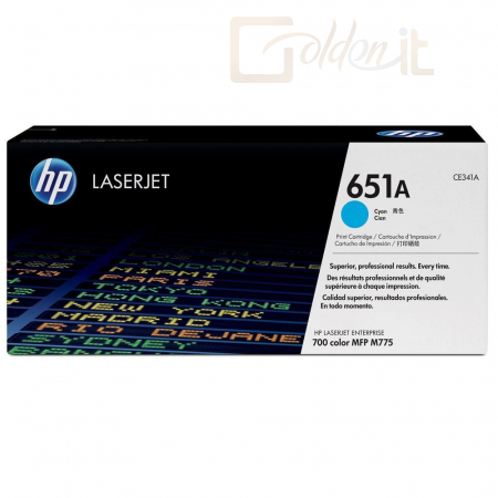 HP CE341A (651A) Cyan /HP LJ CC522A/CC523A/CC524A