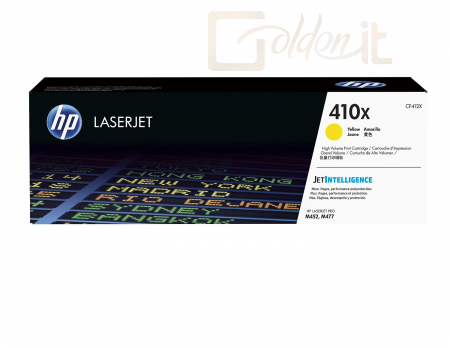 HP (410X) CF412X Yellow toner