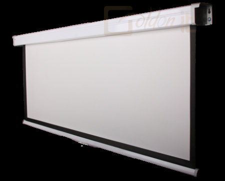 Funscreen Matt White Motor 114x203 cm Format 16:9 fehér acél tok