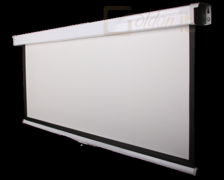 Funscreen Matt White Motor 203x127 cm  Format 16:10 fehér acél tokkal