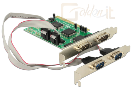 DeLock PCI Card 4x Serial (RS-232) port