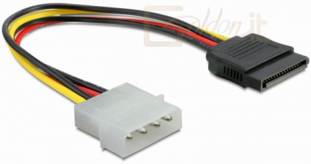 DeLock Cable Power SATA HDD > 4pin male  straight