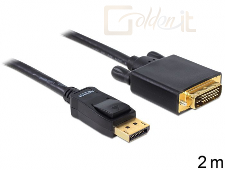 DeLock Displayport male > DVI 24+1 male 2m