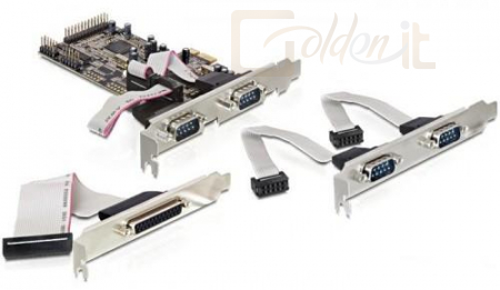 DeLock PCI Express Card > 4 x Serial, 1 x Parallel