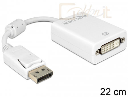 DeLock Átalakító Displayport male > DVI 24+5 female