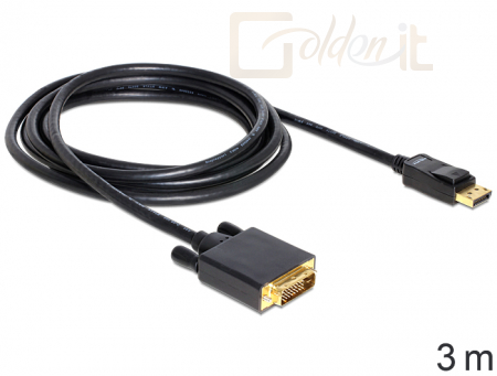 DeLock Displayport male to DVI 24+1 male 3m