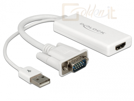 DeLock VGA HDMI adapter audió funkcióval