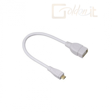 Hama microUSB-OTG adapter White