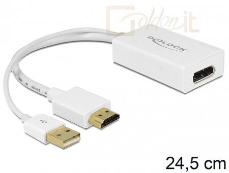 DeLock HDMI-A male > Displayport female adapter