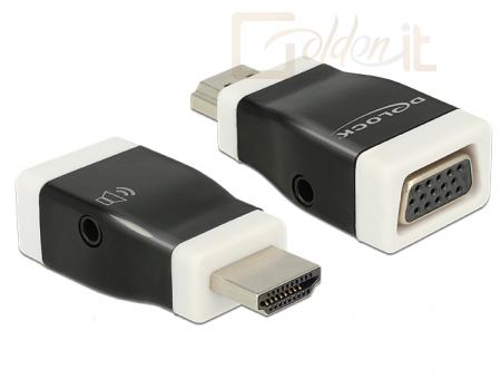 DeLock HDMI to VGA átalakító audió funkcióval