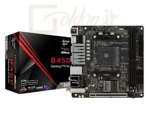 Alaplapok ASRock Fatal1ty B450 GAMING-ITX/AC - 90-MXB870-A0UAYZ